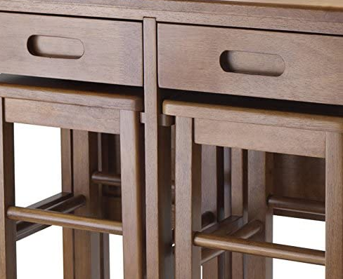 Winsome Wood Suzanne kitchen, square, teak