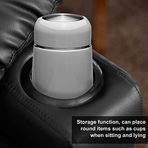 JOVNO Power Lift Recliner Chair Single Living Room Sofa with Massage,Home Theater Seating with Heat and Vibration Sofa Back and Detachable Armrest (Brown)