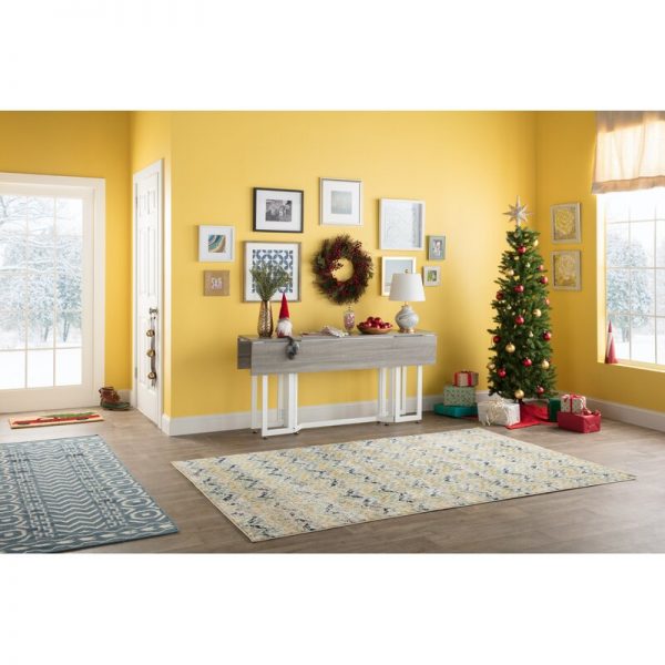 Adams Drop Leaf Trestle Dining Table