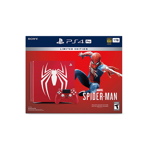 PlayStation 4 Pro 1TB Limited Edition Console - Marvel