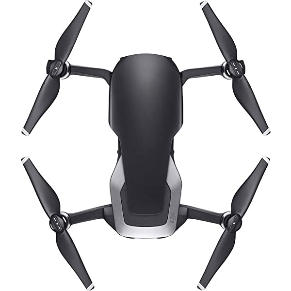 DJI Mavic Air Quadcopter with Remote Controller - Onyx Black Black Base
