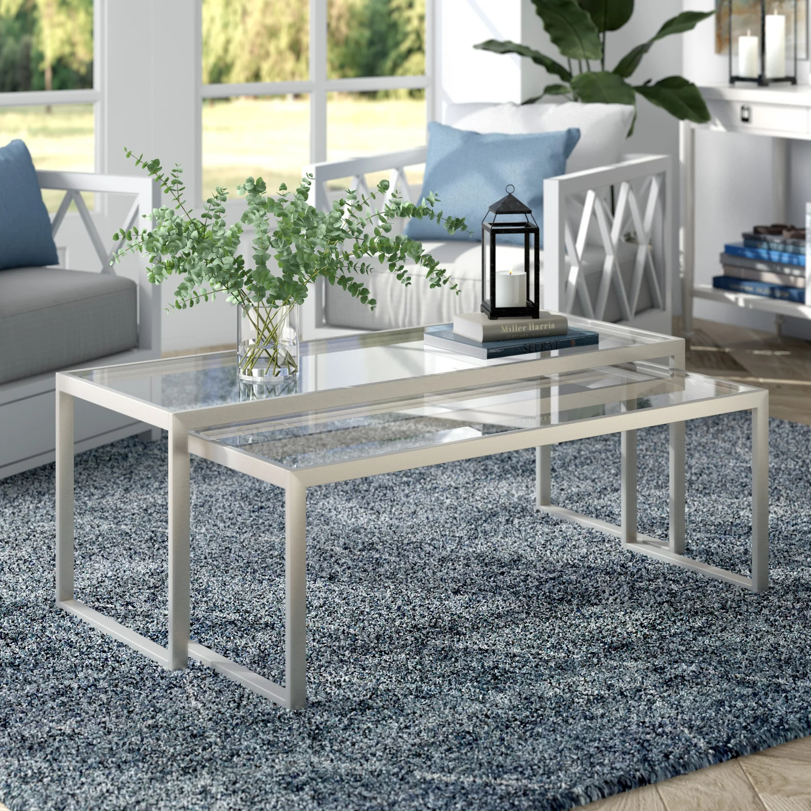 【Furniture】Ogrady Sled 2 Piece Nesting Tables