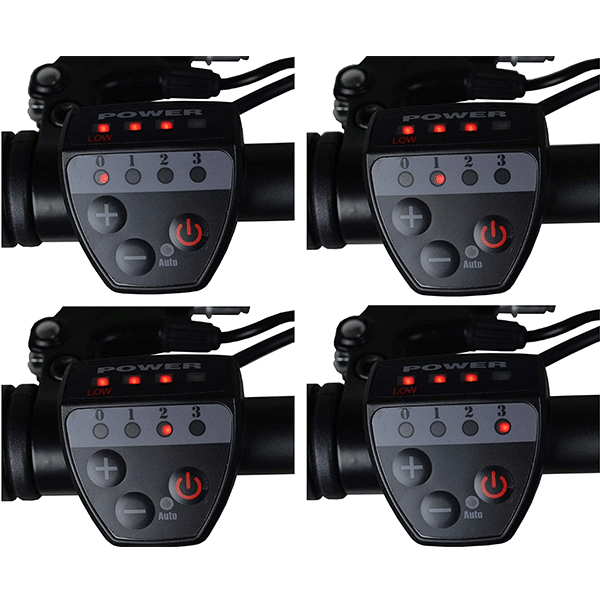 Schnelles Elektro-Mountainbike mit halbintegriertem Akku