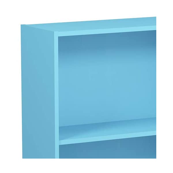 FURINNO JAYA Simple Home 3-Tier Adjustable Shelf Bookcase, White White 3-Tier Bookcase