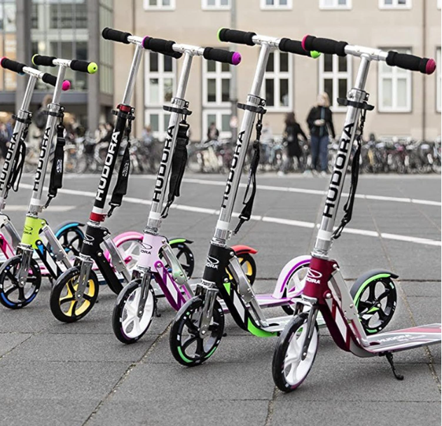 Hudora Big Wheel Scooter 205 - Pedal Toy GS 205 One Size Black/Green