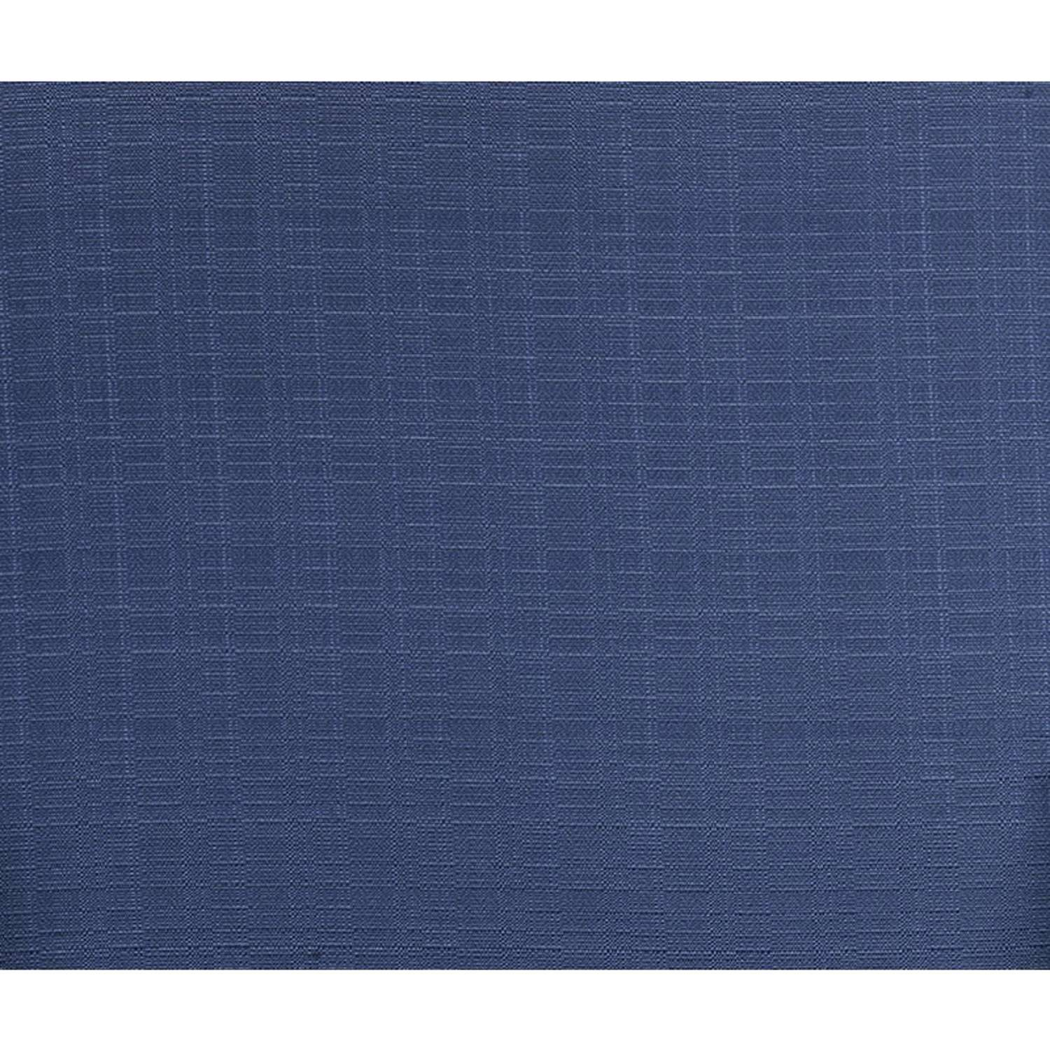 Living Accents 3 Person Black Steel Swing with Tables Blue