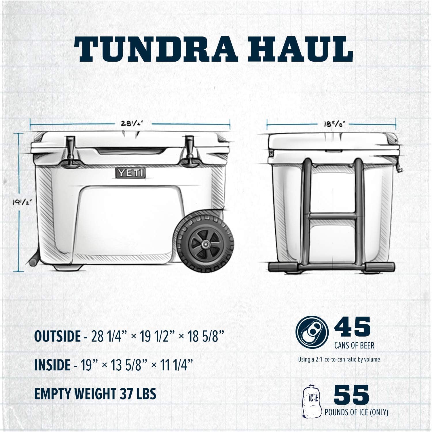 YT Tundra Haul Portable Wheeled Cooler