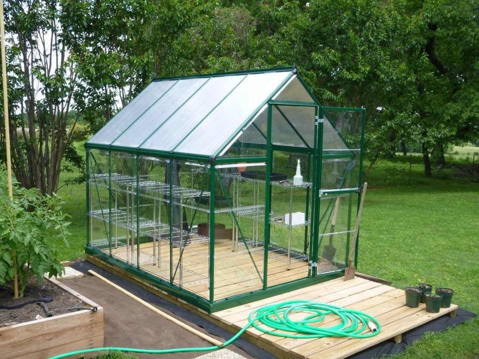Canopia Hybrid 6' x 8' Greenhouse - Forest Green
