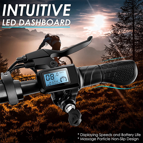 Electric Bike, Sailnovo Electric Bicycle with 18.6mph 28 Miles