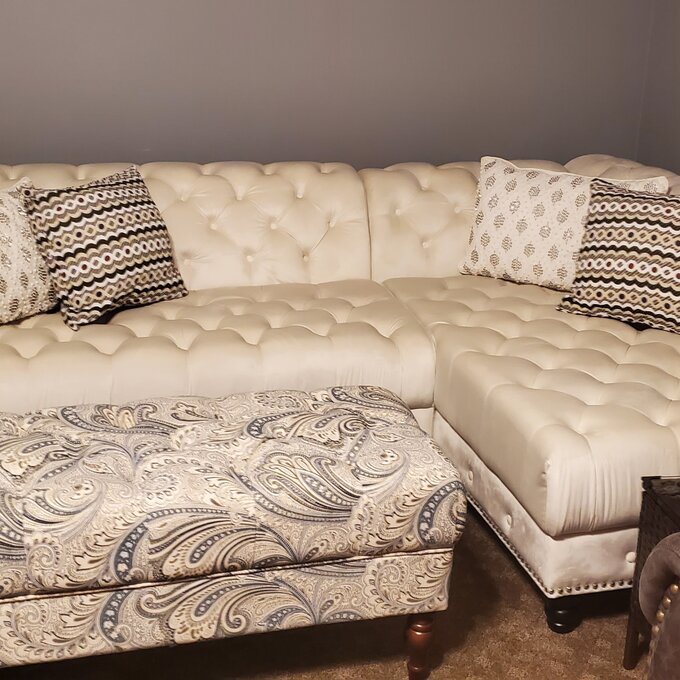 【Furniture】Lora 2 - Piece Upholstered Chaise Sectional