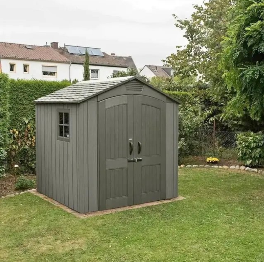 Lifetime 7x7 ft outdoor storage shed