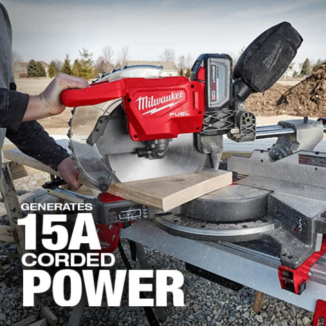 Generates 15A Corded Power to get through the toughest applications