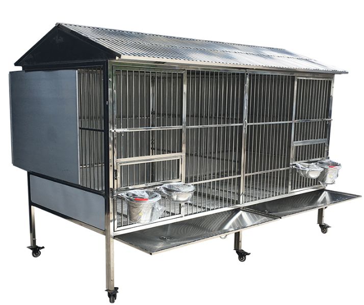 Outdoor rainproof stainless steel chicken coop